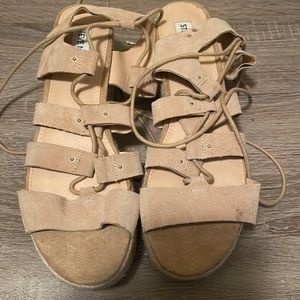 Strappy Steve Madden wedges